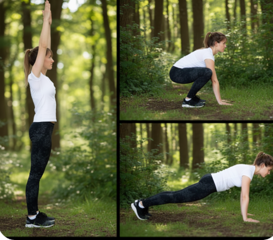 Burpee - exercício completo para abdominais