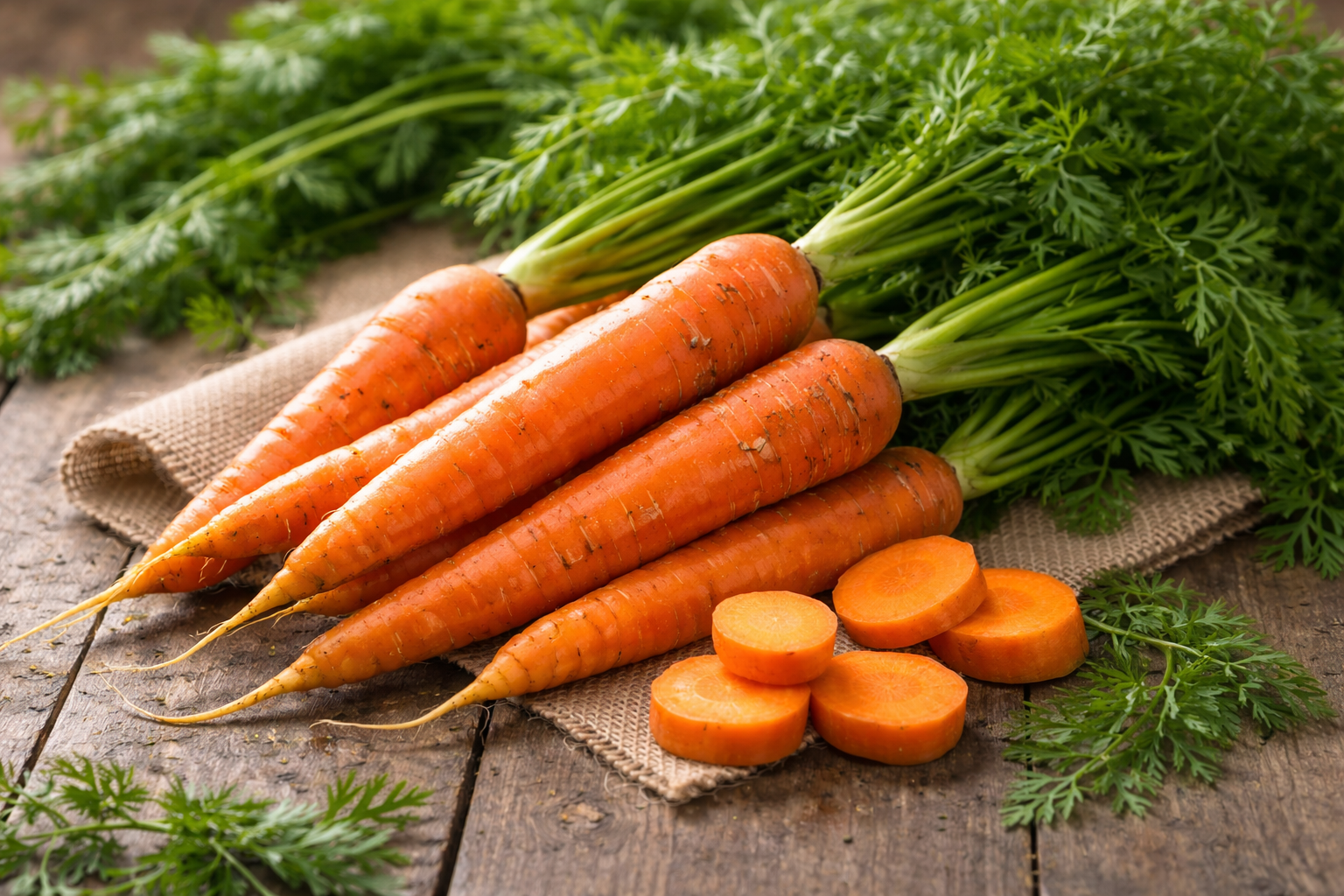 Cenoura rica em vitamina A